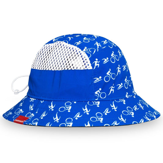 Blue Triathlon Performance Bucket Hat