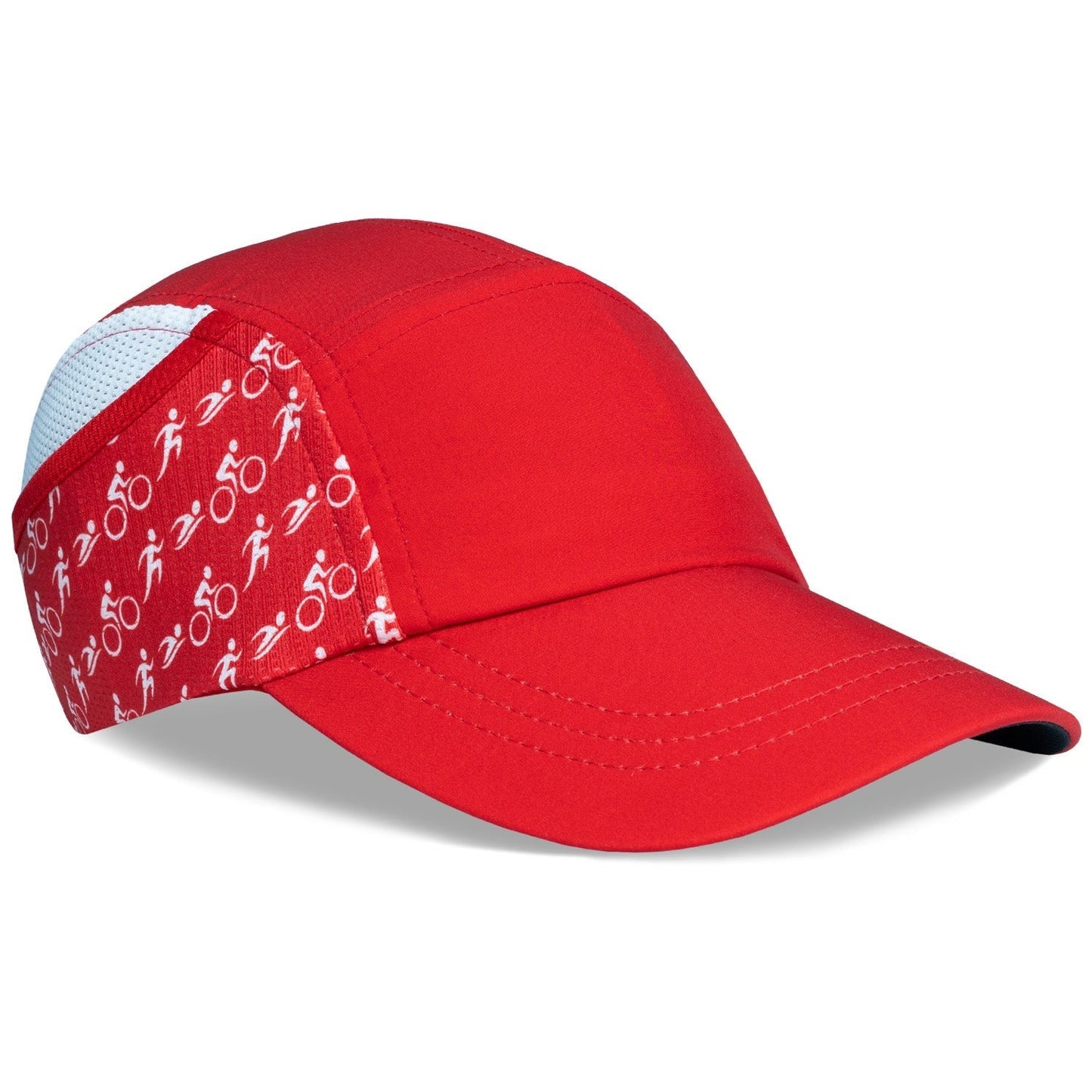 Red Triathlon Ice Hat