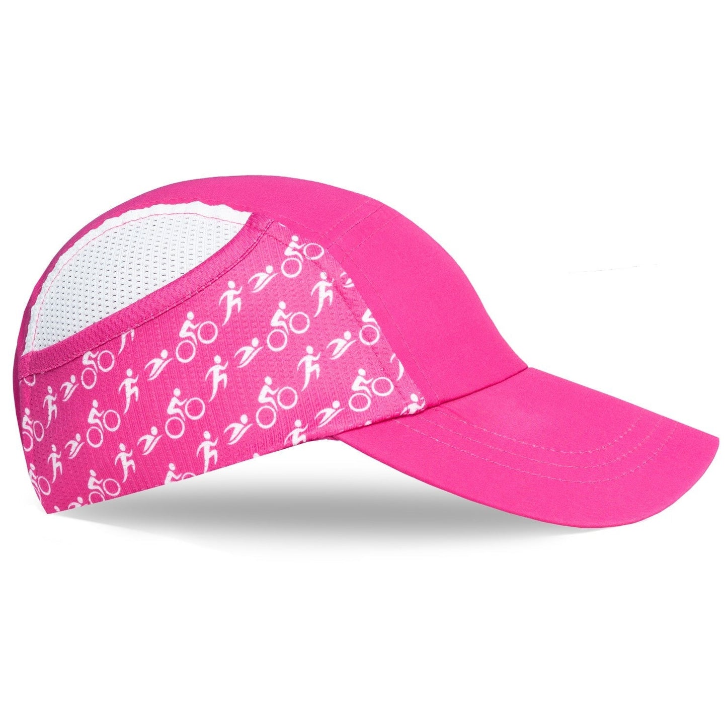 Pink Triathlon Ice Hat