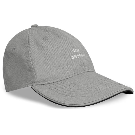 Grey Dog Person Dad Hat