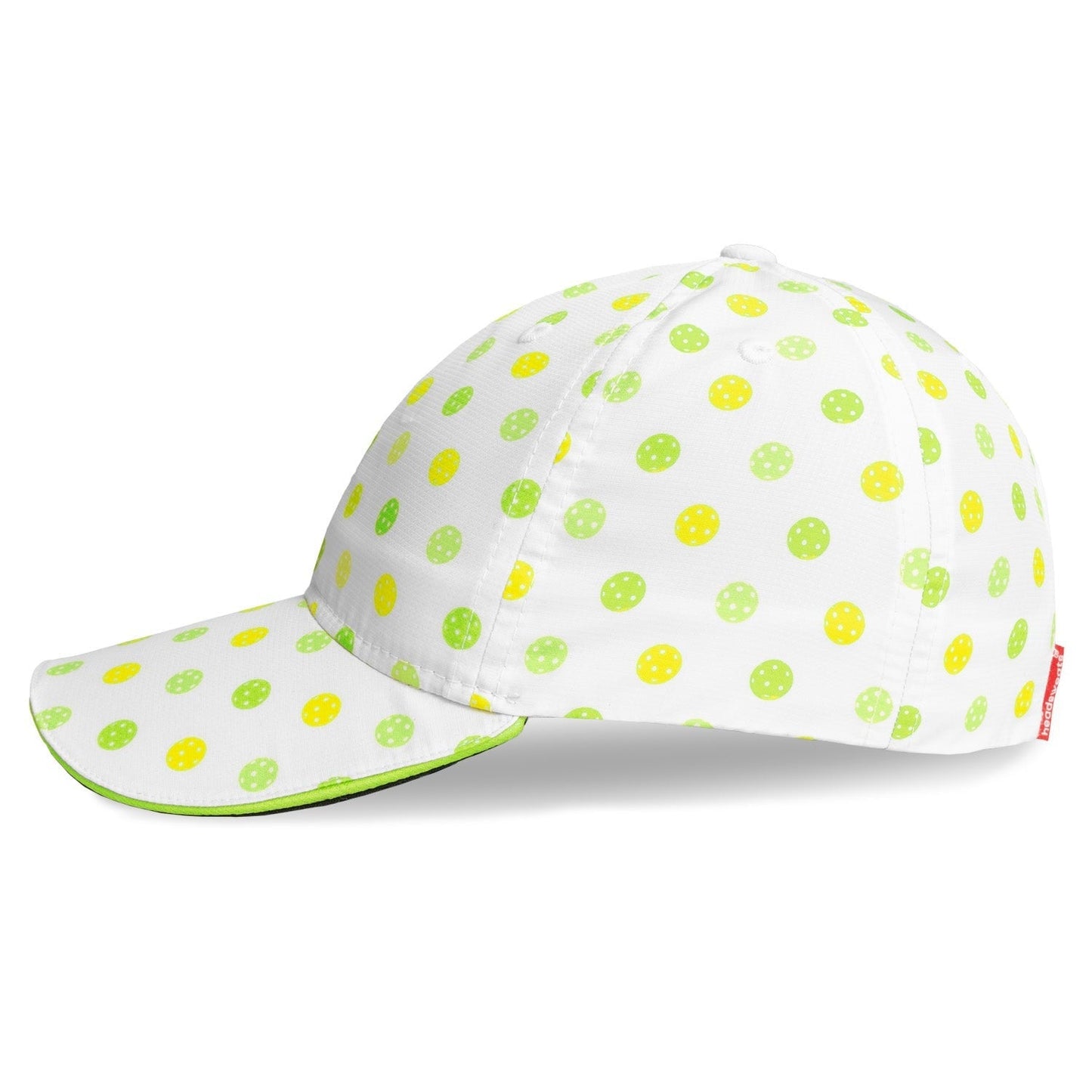 White Neon Performance Pickleball Hat