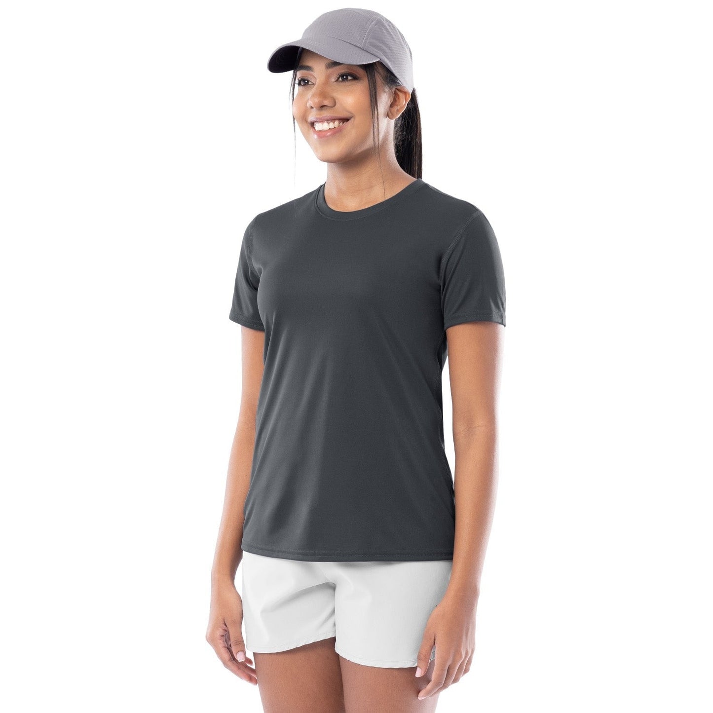 Women's Dark Grey Training T-Shirt