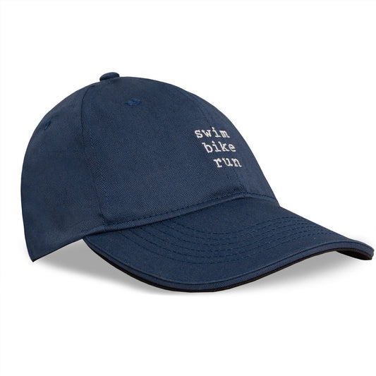 Navy Swim Bike Run Dad Hat