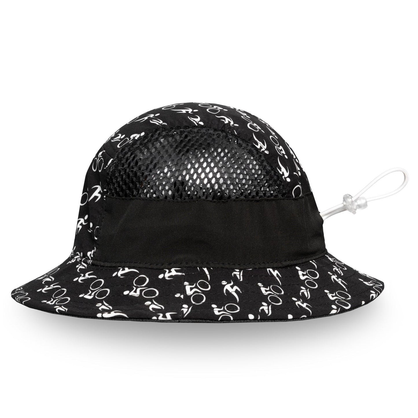 Black Triathlon Performance Bucket Hat
