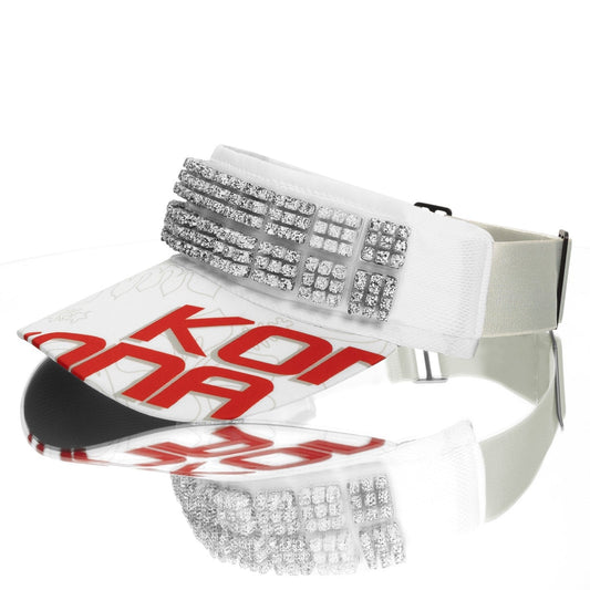 OMIUS by Headsweats Kona White Visor + Cubes Bundle