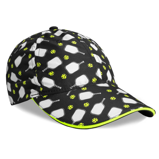 Black Paddles Performance Pickleball Hat