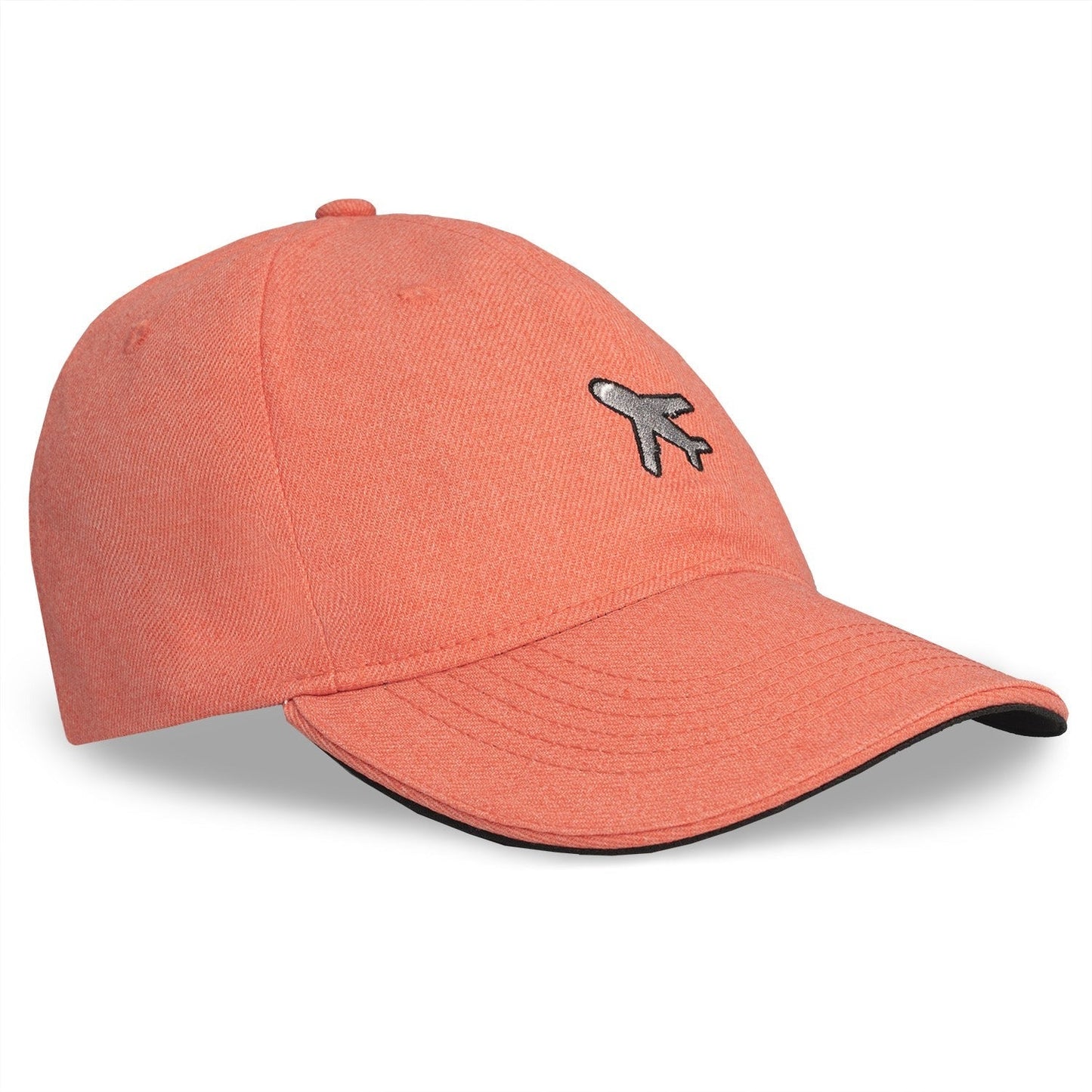 Coral Airplane Dad Hat