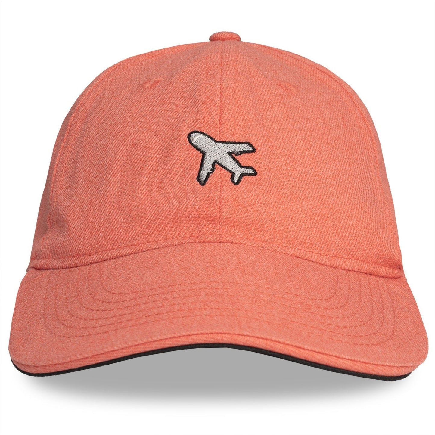 Coral Airplane Dad Hat