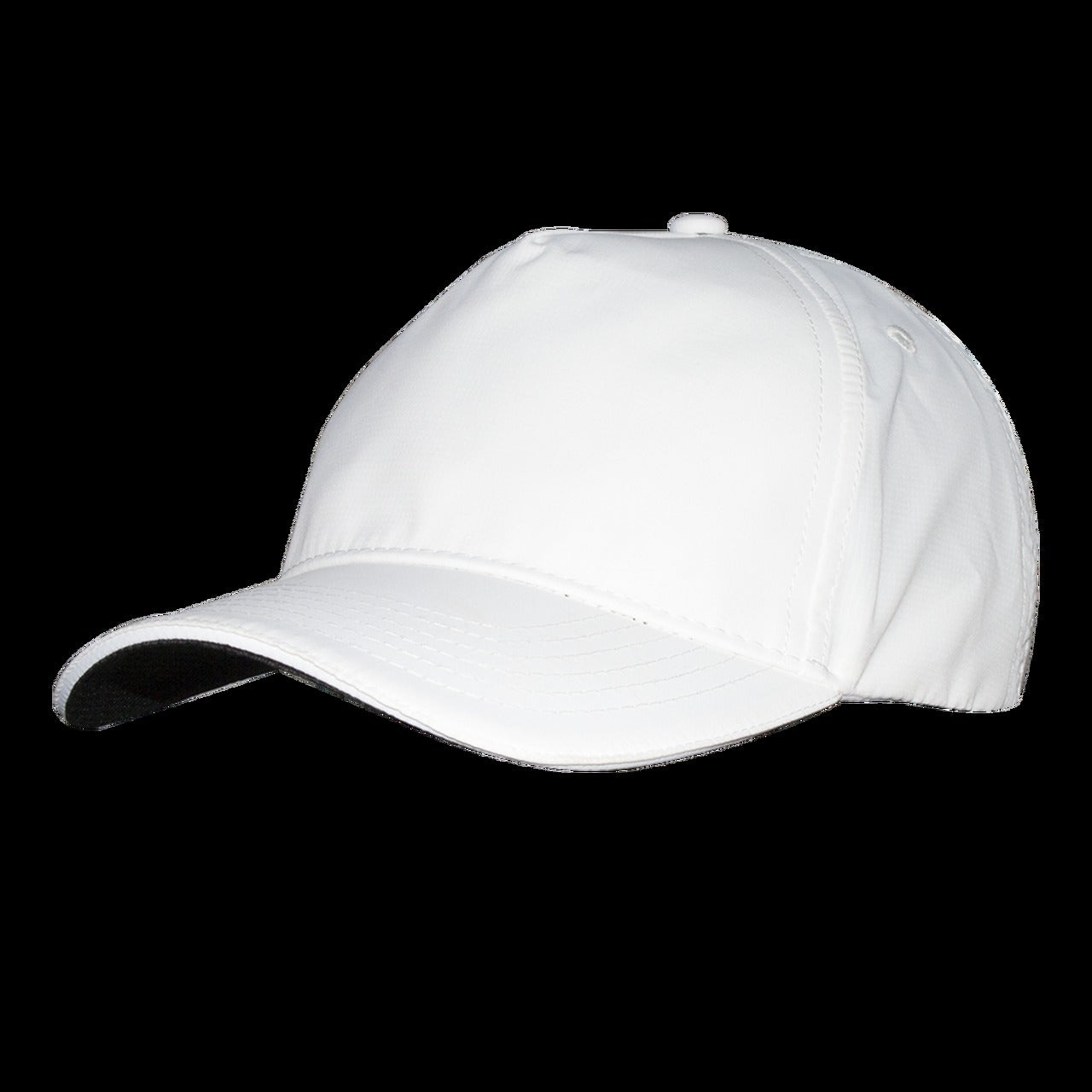 White 5-Panel Podium Hat
