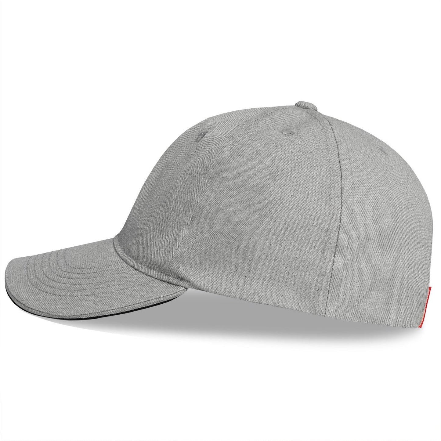 Grey Dog Person Dad Hat