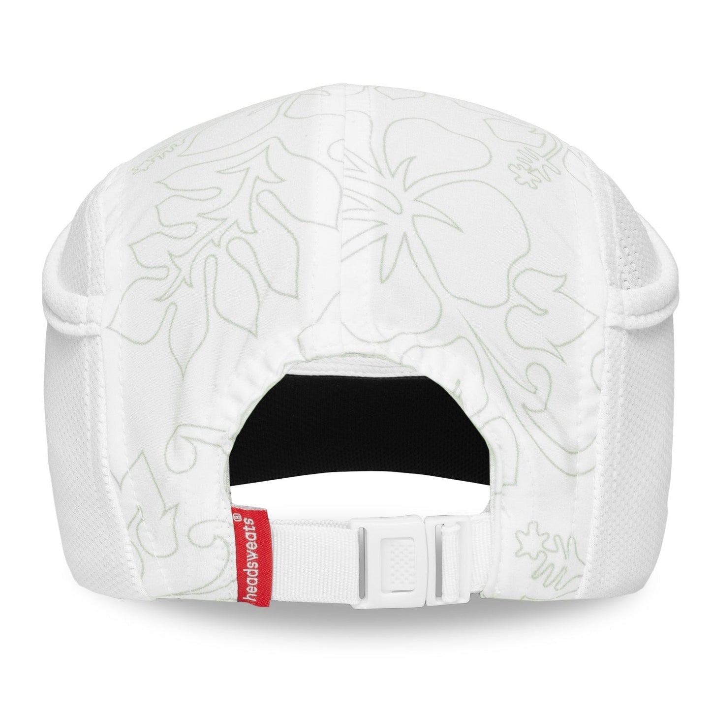 White and Red Kona Performance Ice Hat