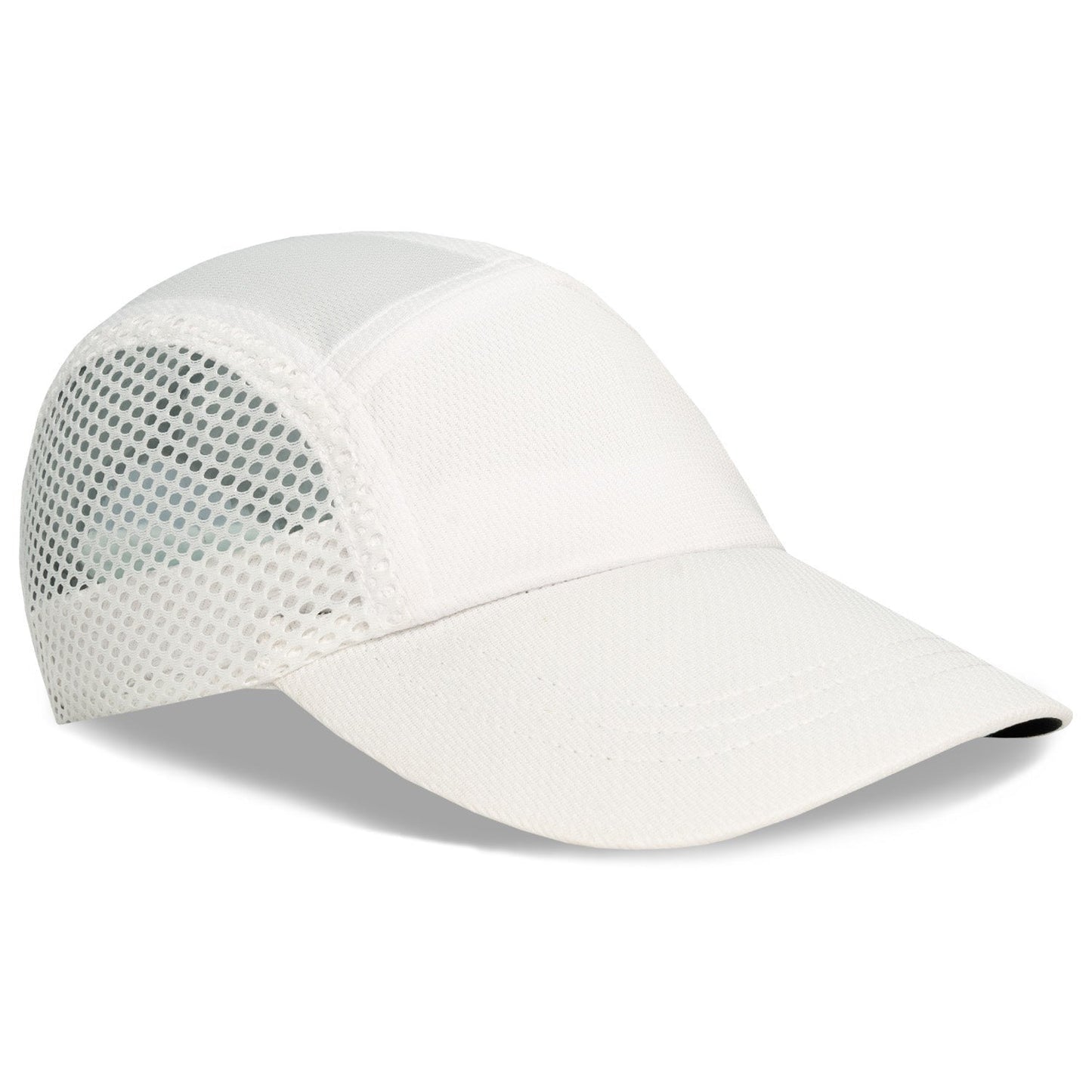 White Mesh Running Hat